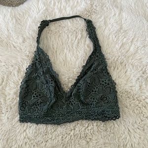 Aerie Sage Halter Bralette